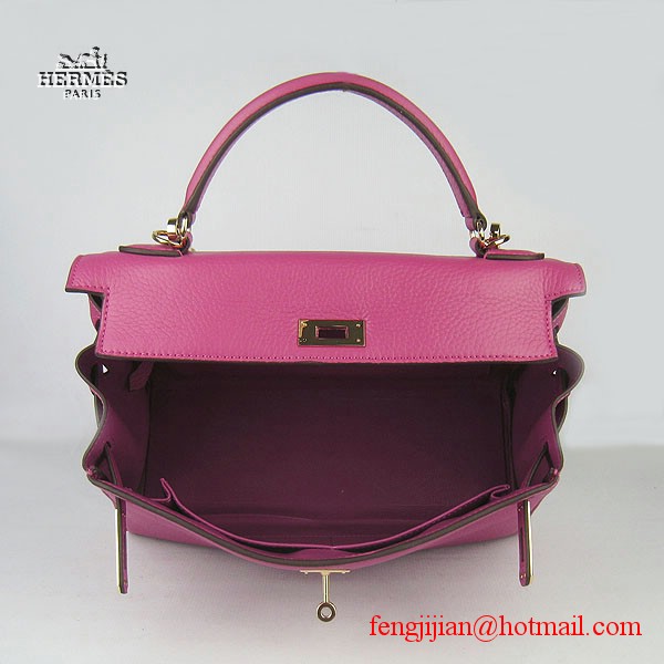 Hermes Kelly 32cm Togo Leather Bag Peachblow 6108 Gold Hardware Hermes Kelly 32cm Togo Leather Bag Peachblow 6108 Gold Hardware